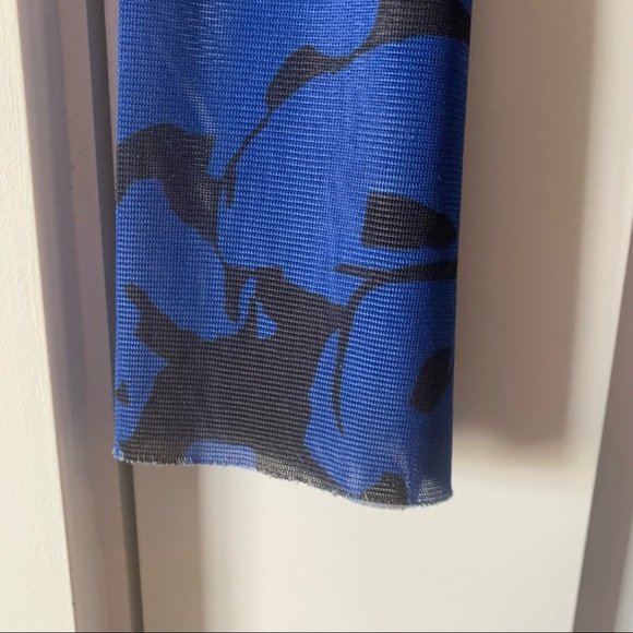 Contemporaine Lyocell Blue Bodycon Dress - Picture 4 of 4